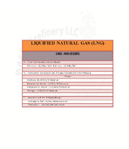 LIQUIFIED NATURAL GAS (LNG)Analysis 01001