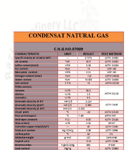 CONDENSAT NATURAL GAS  :NO:0709