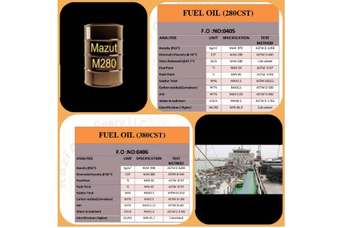 fule oil 280-380product supply