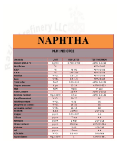 Analysis naphta0702
